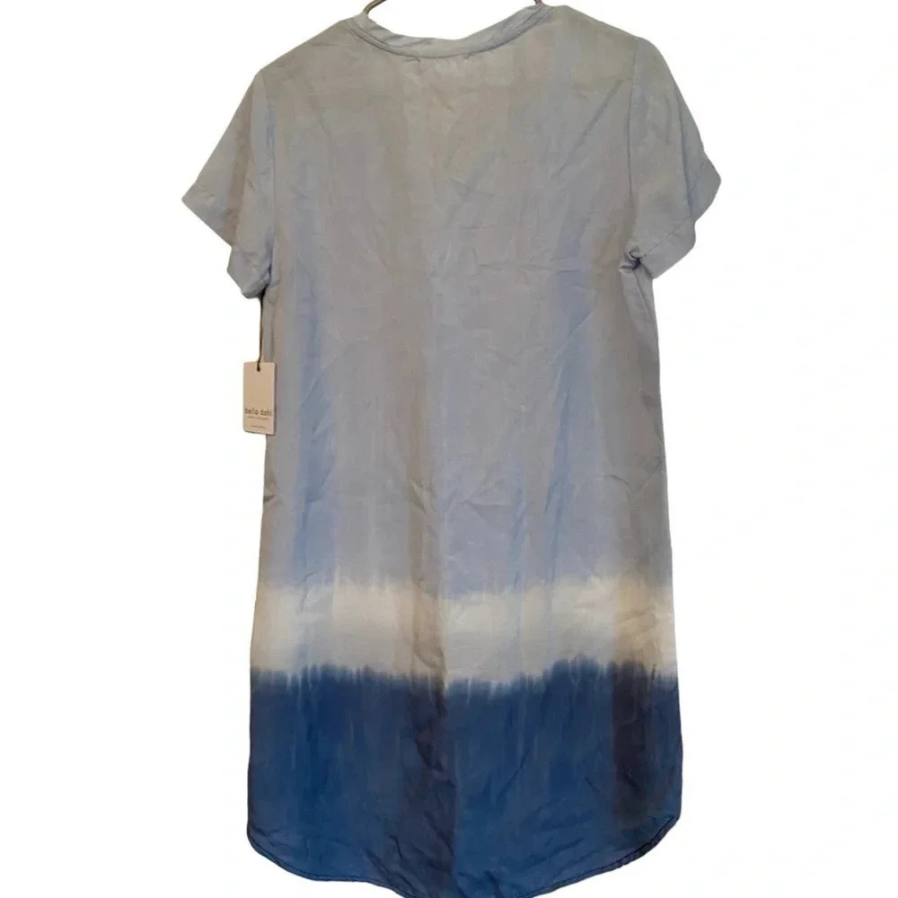 Anthropologie Bella Dahl Dip Dye Chambray Dress - Picture 6 of 6